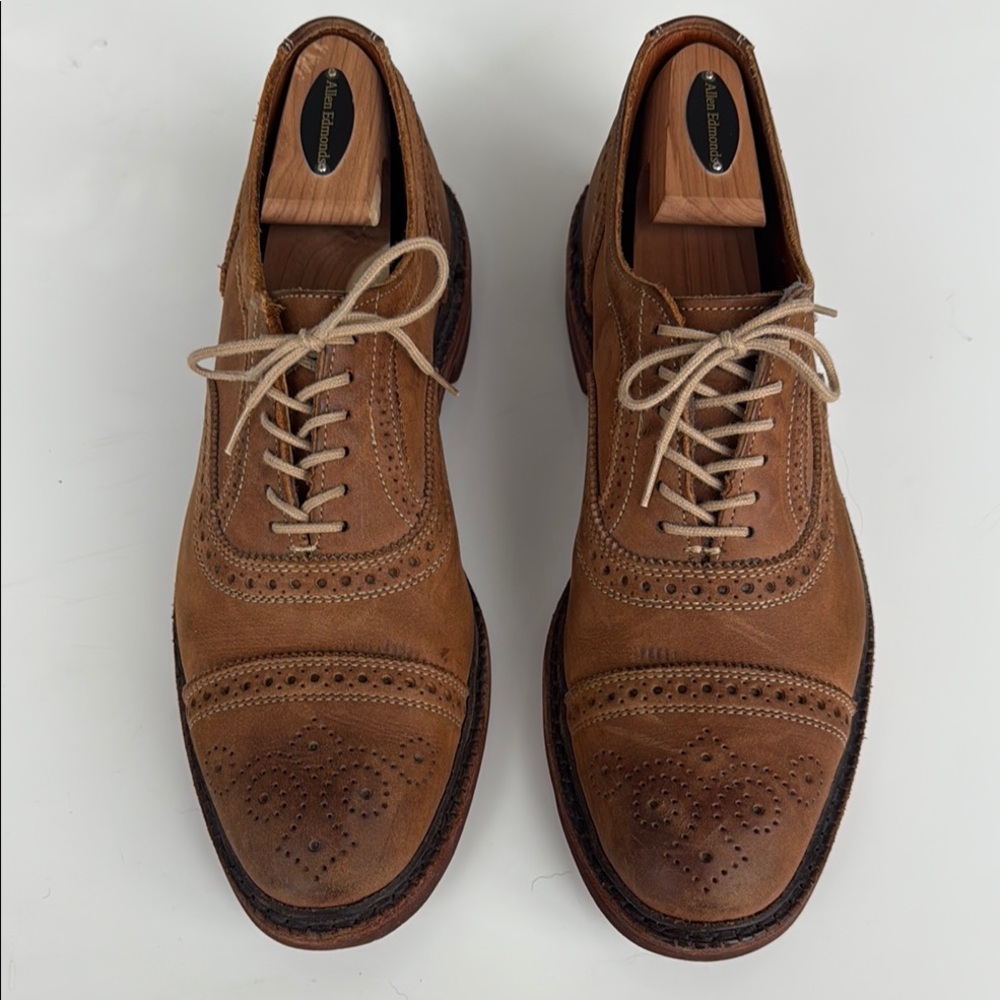 Allen Edmonds Strandmok Men's Brown Leather Brogues
